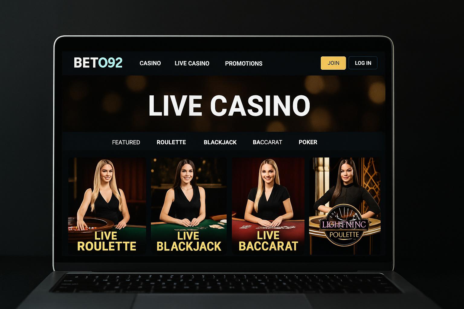 O BET092 Live Casino lança promoções regularmente