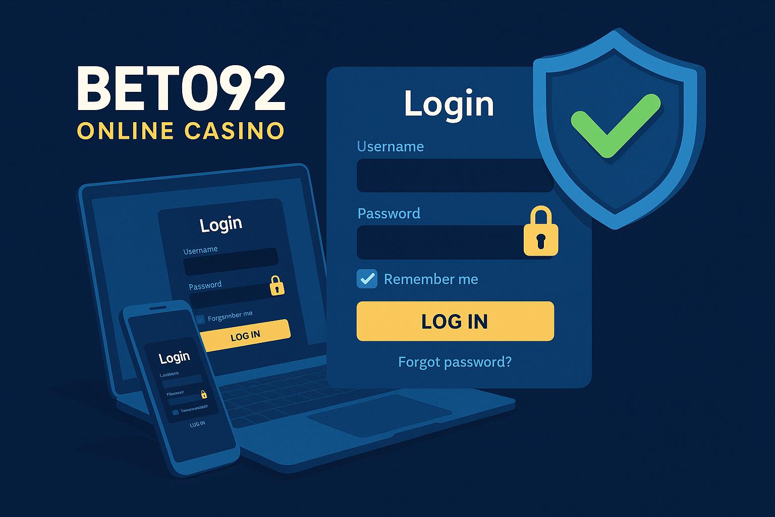 Criar uma nova Conta no plataforma BET092